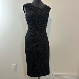 Asymmetrical Neckline Gathered Dress from Le Château